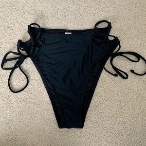 High Waisted Tie-Side Bikini Bottoms